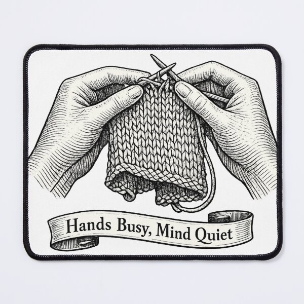 Item preview, Hands Busy, Mind Quiet  designed and sold by Iail Ioa.