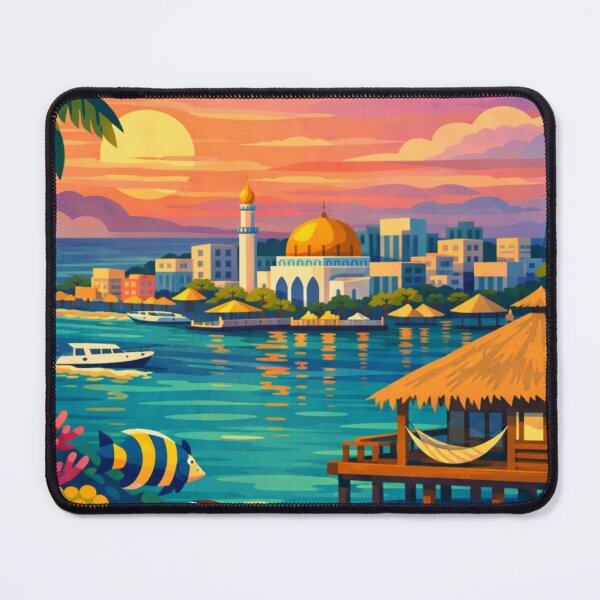 Item preview, Malé Maldives Travel Poster designed and sold by MatthewHeights.