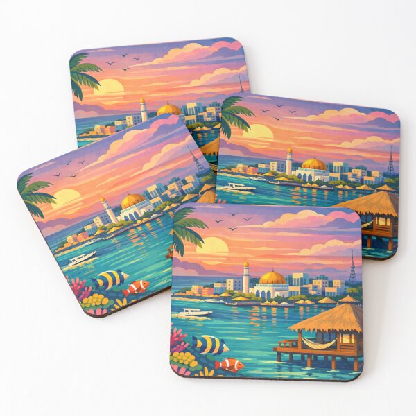 Item preview, Malé Maldives Travel Poster designed and sold by MatthewHeights.