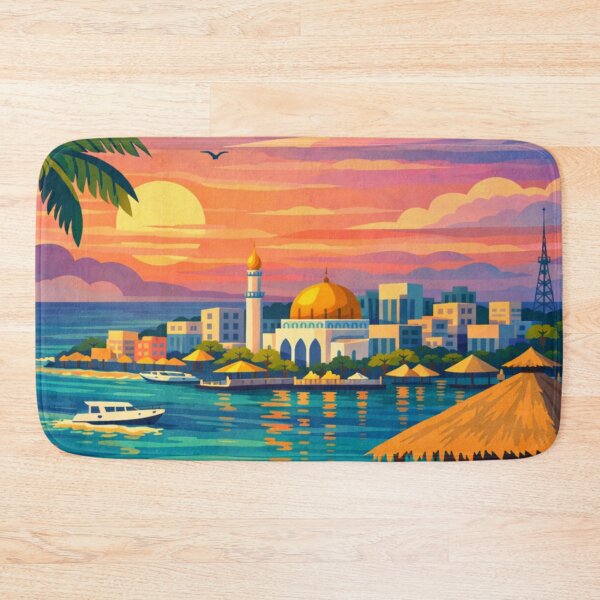 Item preview, Malé Maldives Travel Poster designed and sold by MatthewHeights.