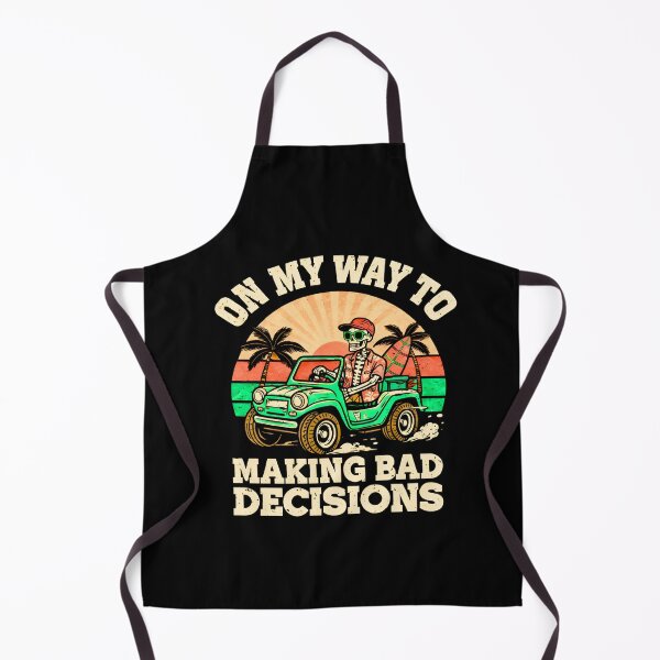 Item preview, On My Way To Making Bad Decisions Funny Vacation Skeleton designed and sold by LunaMagicStudio.