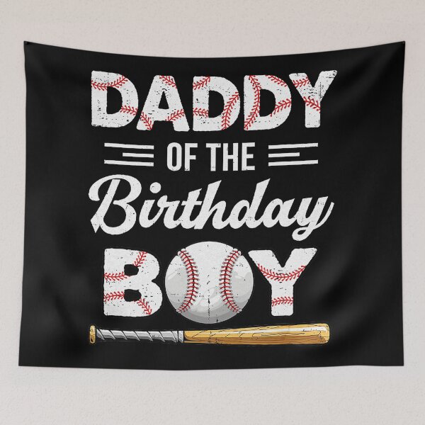 Item preview, Daddy of the Birthday Boy Baseball Matching Family Sports designed and sold by miaa-artistshop.