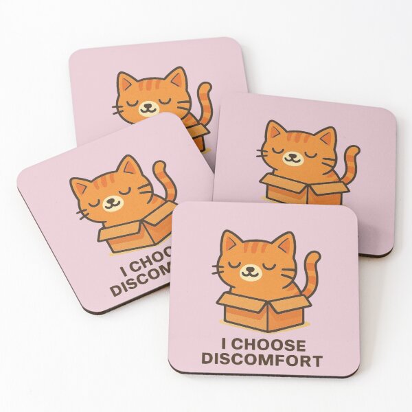 Item preview, I Choose Discomfort Cat designed and sold by Aloloco.