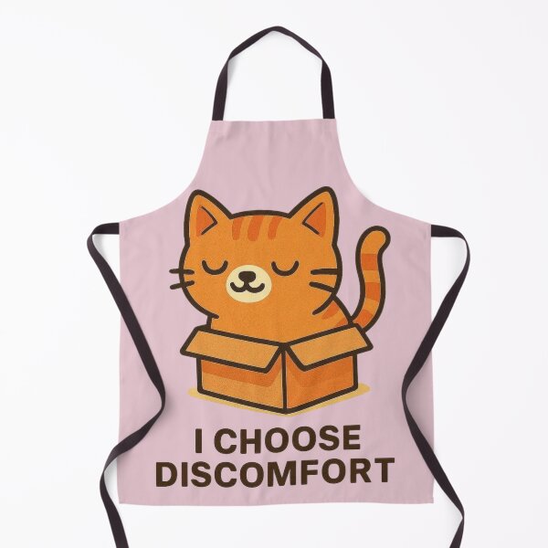 Item preview, I Choose Discomfort Cat designed and sold by Aloloco.