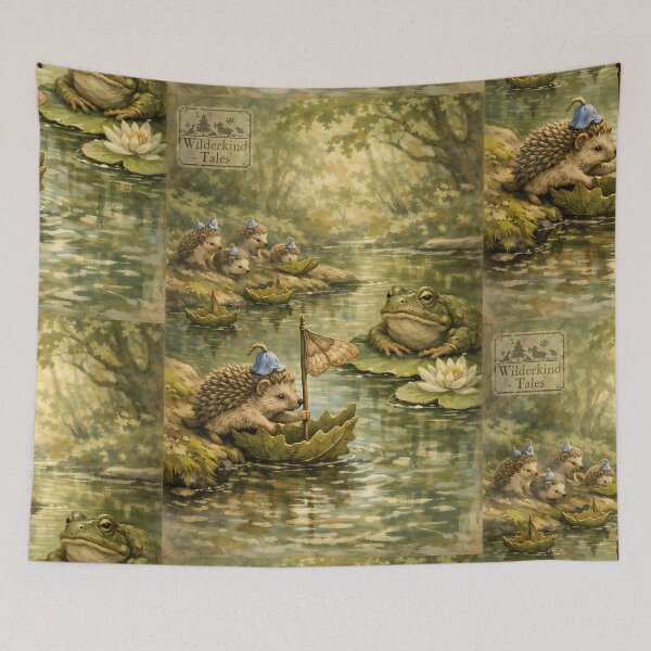 Item preview, The Leaf-Boat Launch - Wilderkind Aesthetic designed and sold by bapupa.
