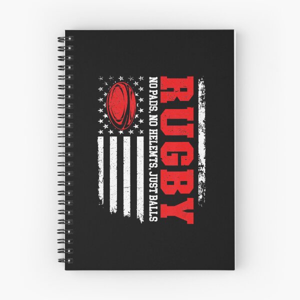 Item preview, Rugby No Pads No Helmets Just Balls American Flag Style designed and sold by GabrieSketcham.