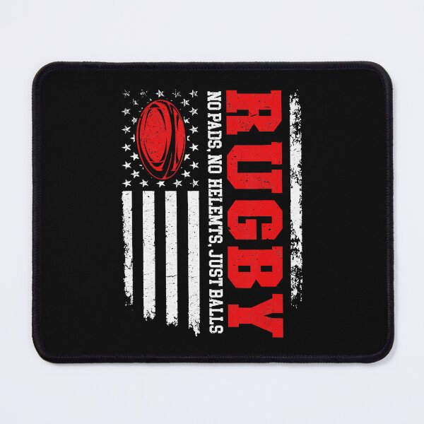 Item preview, Rugby No Pads No Helmets Just Balls American Flag Style designed and sold by GabrieSketcham.