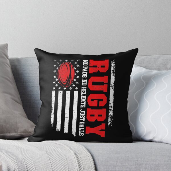 Item preview, Rugby No Pads No Helmets Just Balls American Flag Style designed and sold by GabrieSketcham.