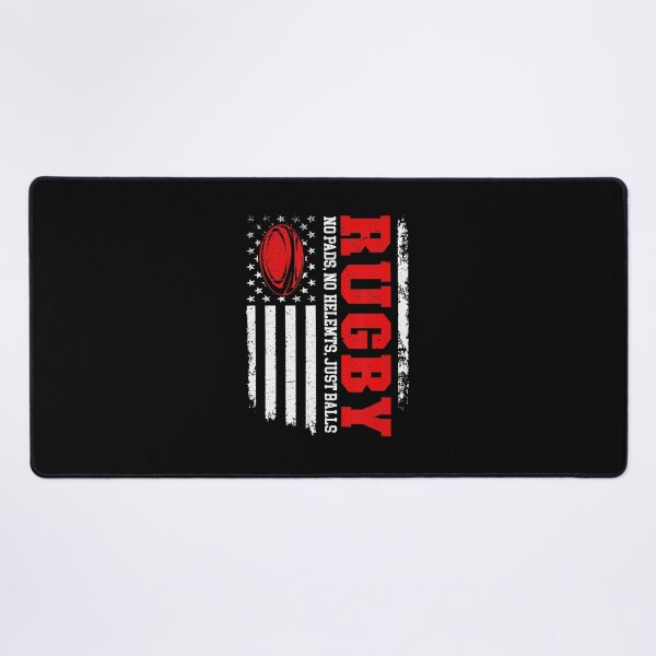 Item preview, Rugby No Pads No Helmets Just Balls American Flag Style designed and sold by GabrieSketcham.