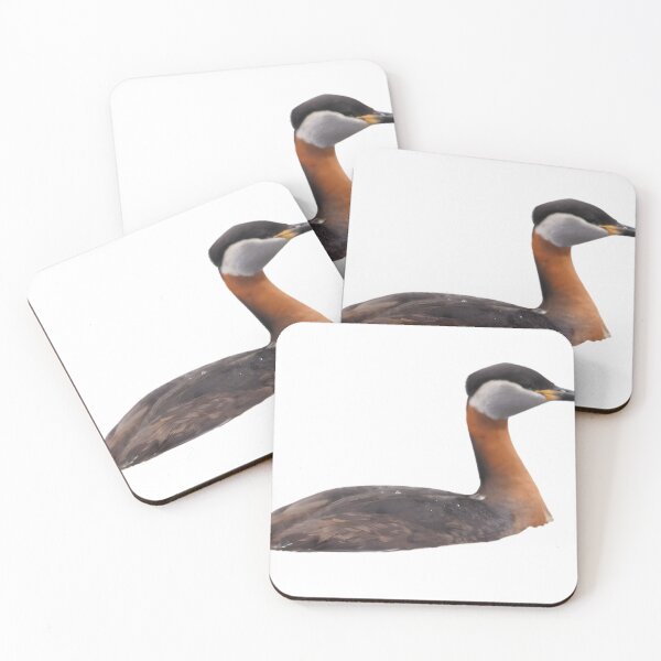 Item preview, Red-necked Grebe designed and sold by HOMETOWN86.