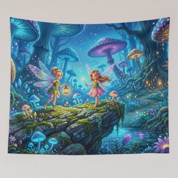 Item preview, Fairies in the Enchanted Forest designed and sold by Sigtrix.