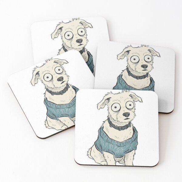 Item preview, Scruffy Terrier Dog in a Blue Sweater designed and sold by Flying Doggo.