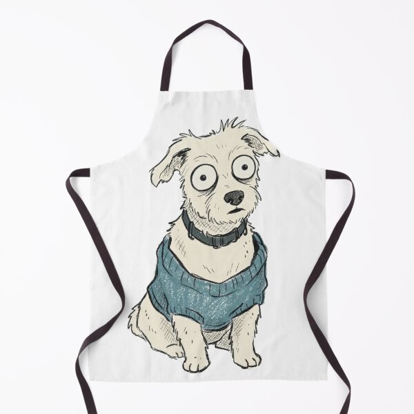 Item preview, Scruffy Terrier Dog in a Blue Sweater designed and sold by Flying Doggo.