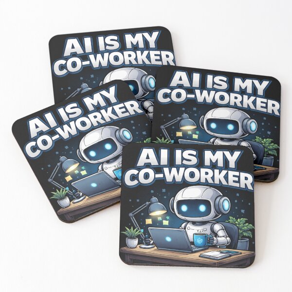 Item preview, AI Is My Co-Worker designed and sold by rskiba13.