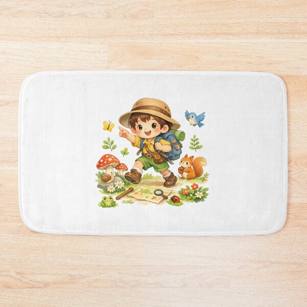 Item preview, Little Forest Explorer - Cute Watercolor Adventure designed and sold by MKreative Studio.