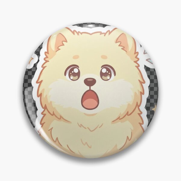 Item preview, Surprised Samoyed Sticker - Cute Kawaii Shocked Puppy Emoji designed and sold by EternalWz.