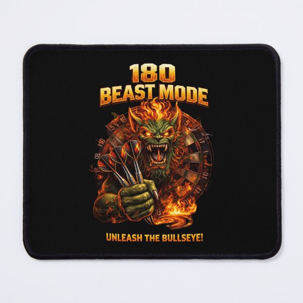 Item preview, 180 Beast Mode Dart Shirt – Fire Dartboard Design – Darts Player Gift designed and sold by Tropivaro.