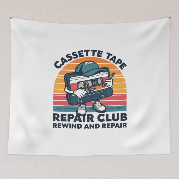 Item preview, Cassette Tape Repair Club – Analog Sound Lovers designed and sold by KapiPrint.