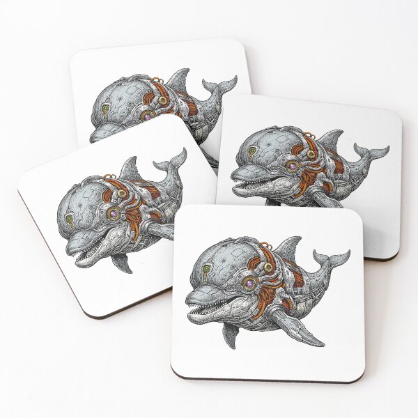 Item preview, The Cybernetic Dolphin designed and sold by krabbaraban.