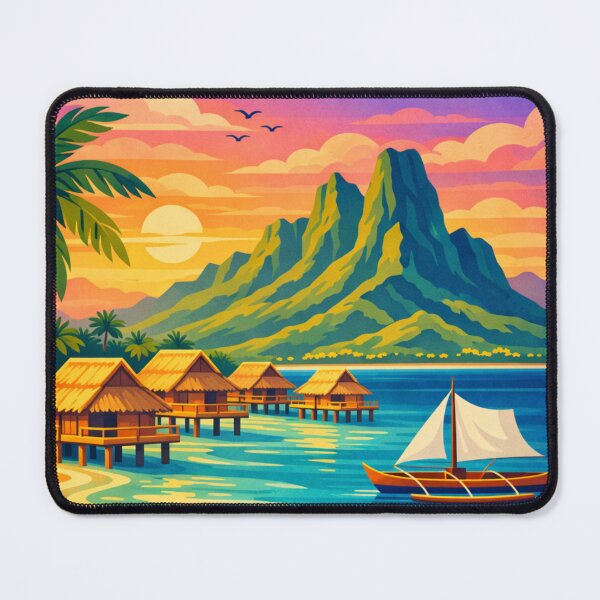 Item preview, Bora Bora Travel Poster designed and sold by MatthewHeights.
