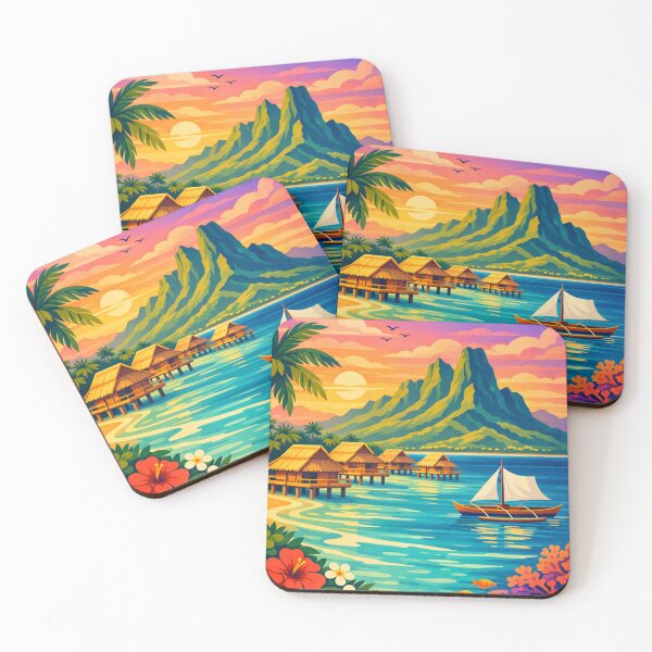 Item preview, Bora Bora Travel Poster designed and sold by MatthewHeights.