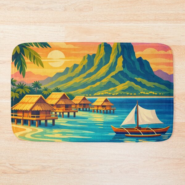 Item preview, Bora Bora Travel Poster designed and sold by MatthewHeights.
