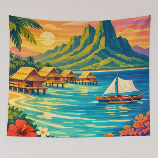 Item preview, Bora Bora Travel Poster designed and sold by MatthewHeights.
