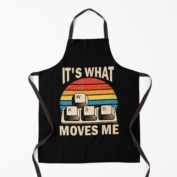 Item preview, It's What Moves Me WASD Funny Gamer Retro Sunset designed and sold by FGTV2021.