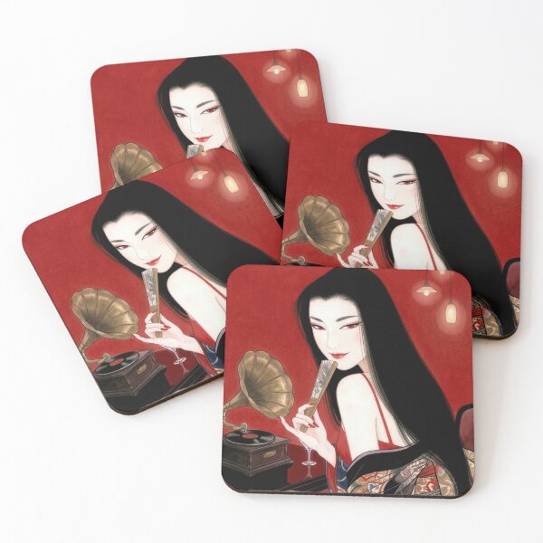 Item preview, Lady in Red designed and sold by GlitchGrind.