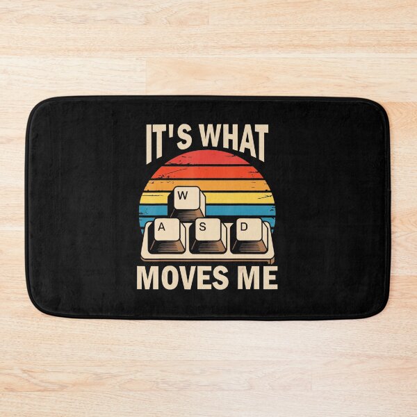 Item preview, It's What Moves Me WASD Funny Gamer Retro Sunset designed and sold by FGTV2021.