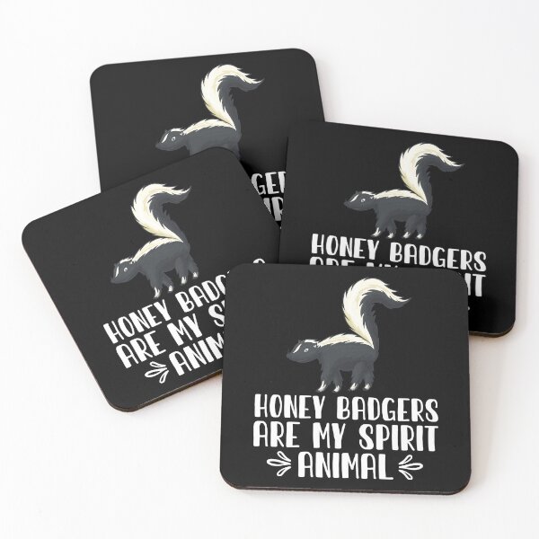Item preview, Honey Badgers Are My Spirit Animal designed and sold by GabbyKash.