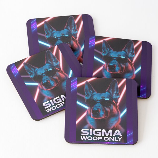 Item preview, Sigma Woof Only: Neon German Shepherd Phonk Aesthetic designed and sold by HALYNA070824.