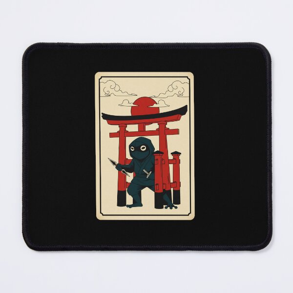 Item preview, Ninja Frog Japanese Torii Gate Shinobi Warrior designed and sold by JordynLadukeg65.