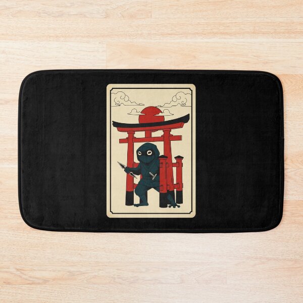 Item preview, Ninja Frog Japanese Torii Gate Shinobi Warrior  designed and sold by JordynLadukeg65.