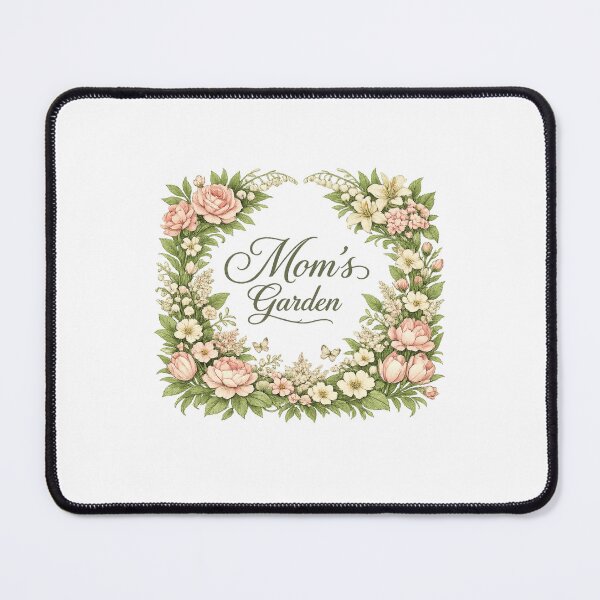 Item preview, Mom’s Garden - Elegant Botanical Typography designed and sold by MKreative Studio.