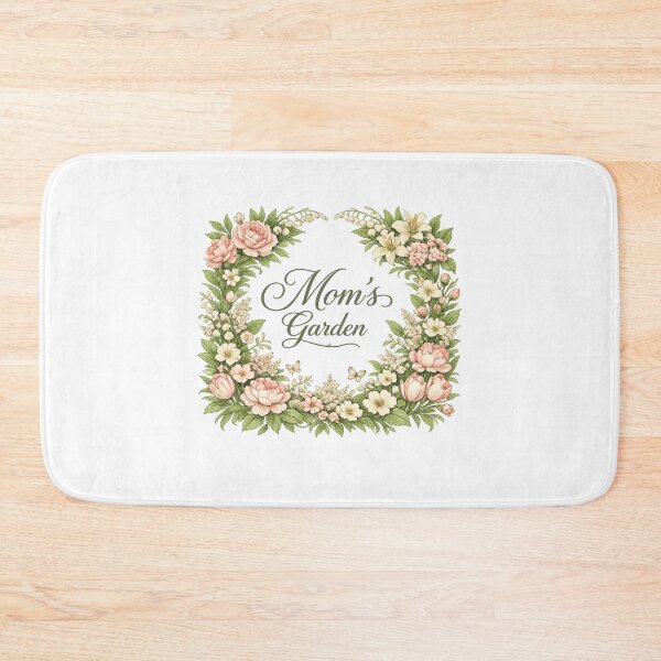 Item preview, Mom’s Garden - Elegant Botanical Typography designed and sold by MKreative Studio.