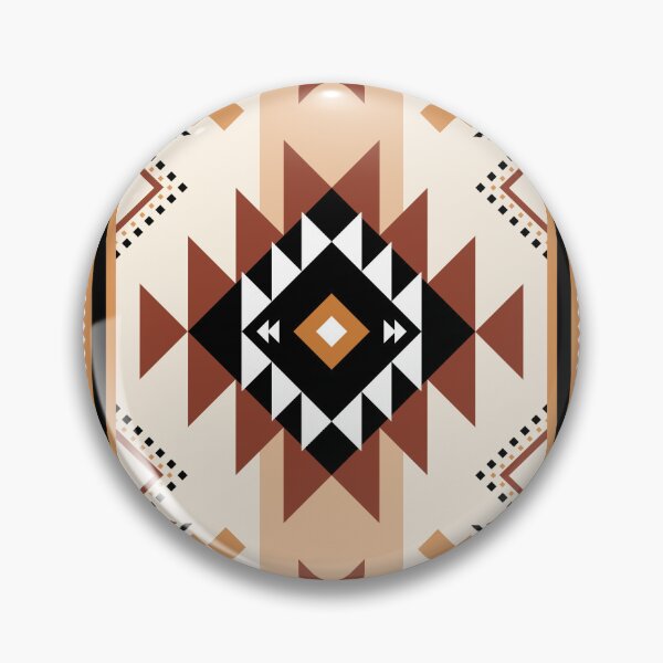 Item preview, Southwestern Aztec Geometric Pattern – Earthy Boho Tribal Design designed and sold by PAWIRADA.