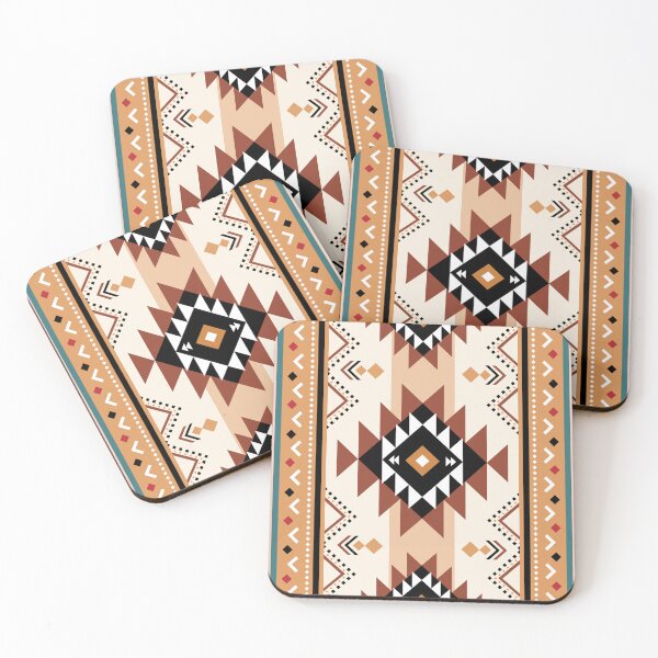 Item preview, Southwestern Aztec Geometric Pattern – Earthy Boho Tribal Design designed and sold by PAWIRADA.
