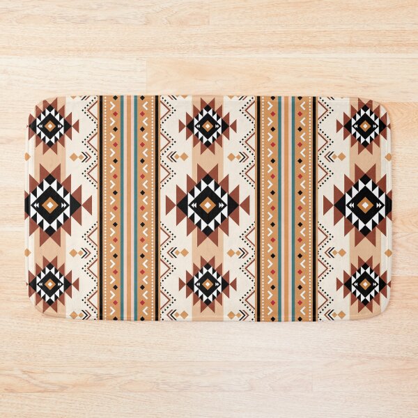 Item preview, Southwestern Aztec Geometric Pattern – Earthy Boho Tribal Design designed and sold by PAWIRADA.