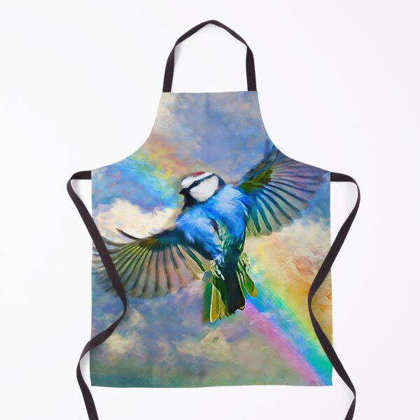 Item preview, Blue bird in an impressionist style designed and sold by clarazen.