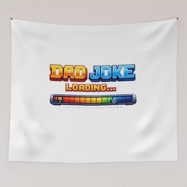 Item preview, Dad Joke Loading - Retro Pixel Art Humor designed and sold by MKreative Studio.
