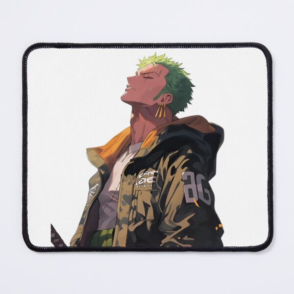Item preview, Green Haired Anime Swordsman – Three Sword Style Warrior Aesthetic Illustration designed and sold by Dyan4.