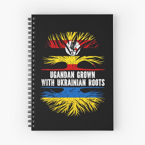 Item preview, Ugandan Grown with Ukrainian Roots Flag designed and sold by CosmoKitsch.