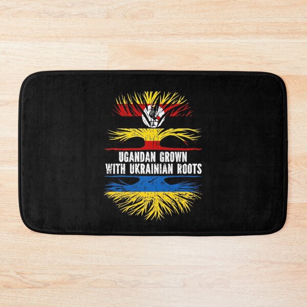 Item preview, Ugandan Grown with Ukrainian Roots Flag designed and sold by CosmoKitsch.