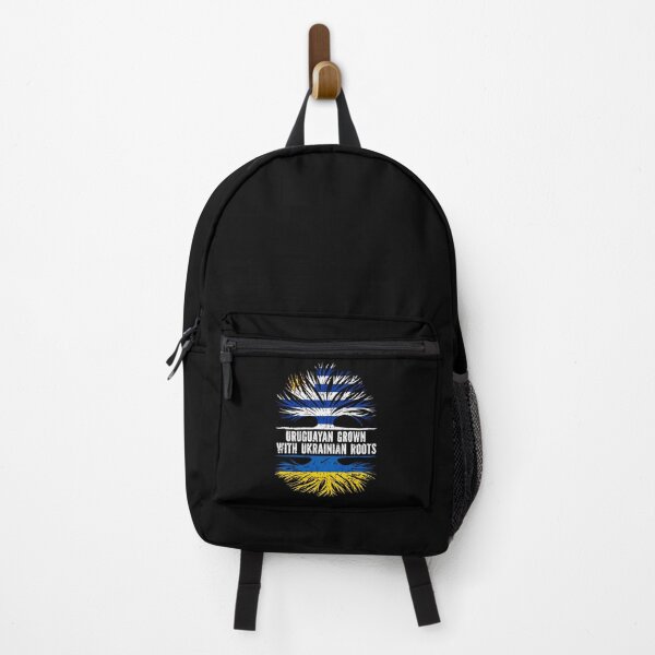 Item preview, Uruguayan Grown with Ukrainian Roots Flag designed and sold by CosmoKitsch.