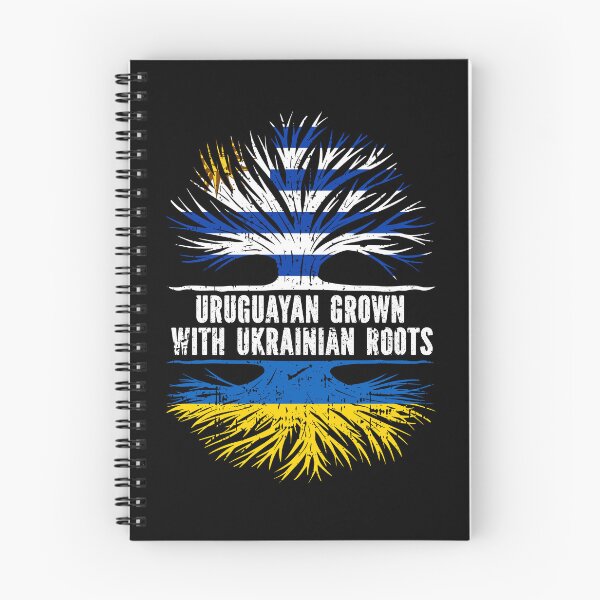 Item preview, Uruguayan Grown with Ukrainian Roots Flag designed and sold by CosmoKitsch.