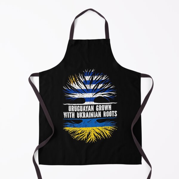 Item preview, Uruguayan Grown with Ukrainian Roots Flag designed and sold by CosmoKitsch.