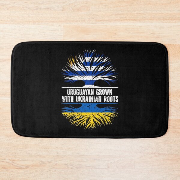 Item preview, Uruguayan Grown with Ukrainian Roots Flag designed and sold by CosmoKitsch.