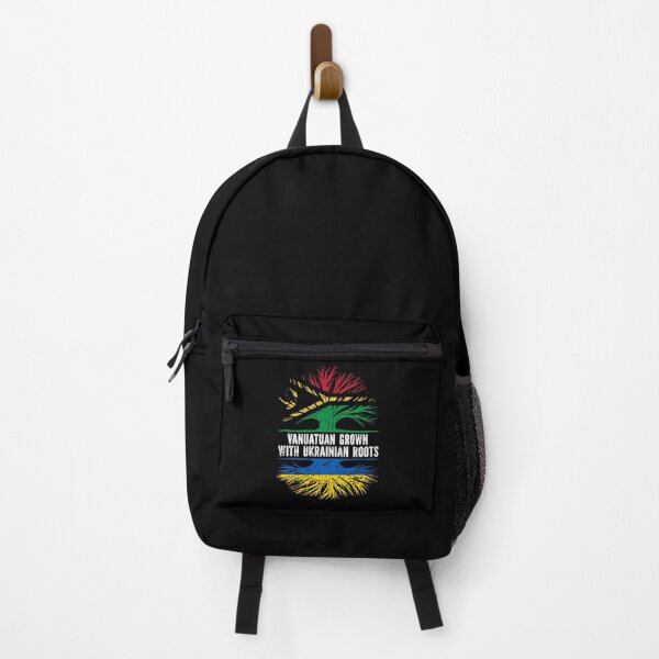 Item preview, Vanuatuan Grown with Ukrainian Roots Flag designed and sold by CosmoKitsch.
