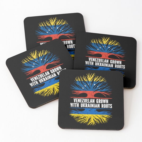 Item preview, Venezuelan Grown with Ukrainian Roots Flag designed and sold by CosmoKitsch.
